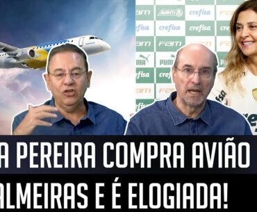 "QUE BAITA NEGÓCIO! O Palmeiras tem UM AVIÃO PRÓPRIO e agora..." Compra de Leila Pereira é ELOGIADA!