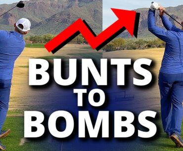 How To Hit A Driver Consistently Solid And Increase Speed (BUNTS To BOMBS)