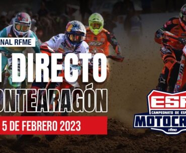 ¡En directo! Campeonato de España de Motocross, Montearagón 2023