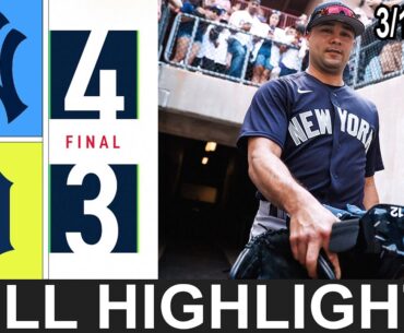 Yankees vs Tigers FULL Game Highlights (3/10/23) | 2023 Spring Training MLB Highlights