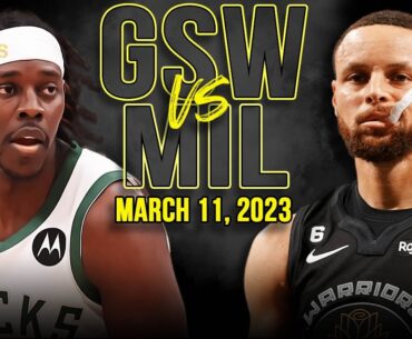 Golden State Warriors vs Milwaukee Bucks Full Game Highlights | March 11, 2023 | FreeDawkins