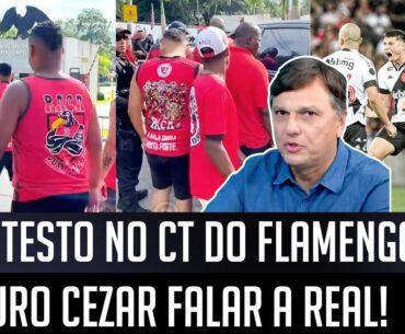 "PERDER pro Vasco é INADMISSÍVEL? Gente..." PROTESTO no CT do Flamengo faz Mauro Cezar FALAR TUDO!