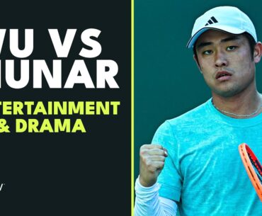 DRAMA & ENTERTAINMENT In Wu vs Munar Encounter | Indian Wells 2023