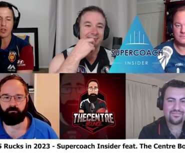 AFL Supercoach - Top 5 Ruck Rankings for 2023 - feat @thecentrebounce