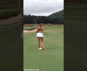 Hot Golf Babe of the Day😍 #golfbabes  #shorts  @celeblegs ​