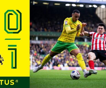 HIGHLIGHTS | Norwich City 0-1 Sunderland