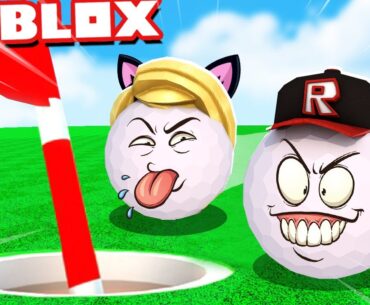 ZOSTALIŚMY PIŁKAMI DO GOLFA W ROBLOX! (Roblox Super Golf) | Vito vs Bella