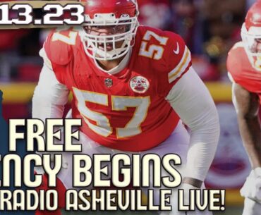 NFL Free Agent Frenzy Begins ESPN Radio Asheville LIVE! 03.13.2023