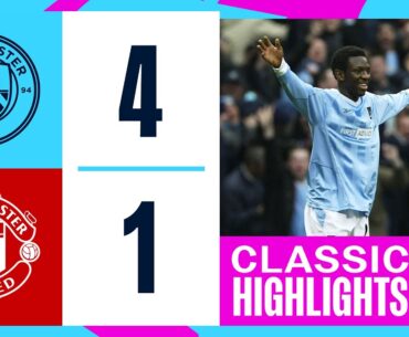 SHAUN DOES THE ROBOT! | Man City 4-1 Man United | Classic Highlights