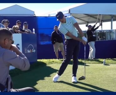 スーパージャンパー「キャメロンチャンプ」フリーショットルーチン＆本番スイングモーション, "Cameron Champ" Pre Shot- Routine & Power Swing Motion