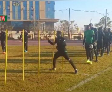 Nigeria U20 Flying Eagles training in Egypt for U20 AFCON opener