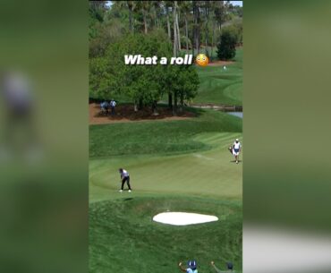 Is this the best putt you’ve ever seen? 🥵