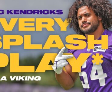 Every Splash Play by *FORMER* Viking Eric Kendricks | *edit: He's a *CHARGER*