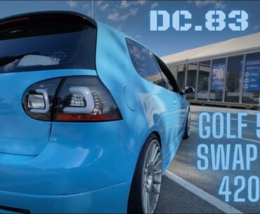 LA BELLE BLEU DU COLLÈGUE 🔥PASSE SOUS L’OBJECTIF 🎥 GOLF 5 GTI SWAP TTS 420ch