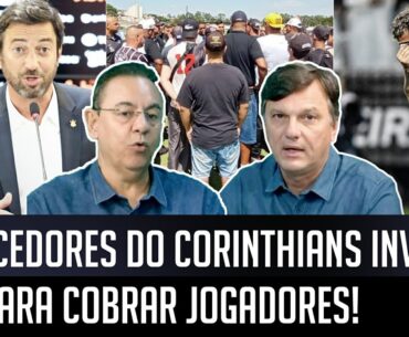 "Cara, eles PODERIAM PERGUNTAR à diretoria do Corinthians por que..." Torcedores INVADEM CT!