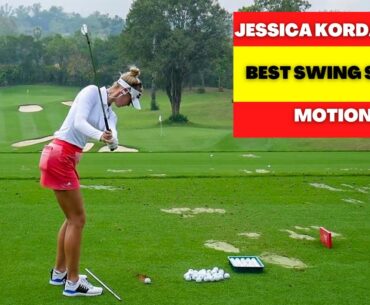 JESSICA KORDA GOLF SWING SLOW MOTION - LPGA - BEST GOLF SWING - IRON DRIVER WOOD SWING