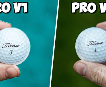 All You Need To Know About The NEW Titleist Pro V1 And Pro V1x!
