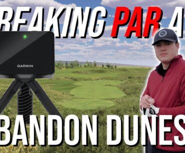 Can A 15 Handicap Golfer Break Par At Bandon Dunes? (Simulator Garmin R10 E6 Connect)
