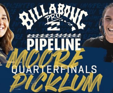 Carissa Moore vs Molly Picklum | Billabong Pro Pipeline 2023 - Quarterfinals Heat Replay