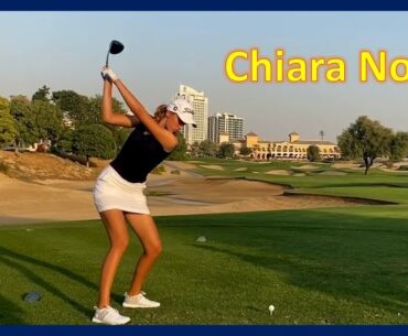 17歳超長打者Chiara Noja長打スイングモーション＆スローモーション,Long hitter "Chiara Noja" Amazing swing motion & slow motion