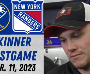 Jeff Skinner Postgame Interview vs New York Rangers (3/11/2023)