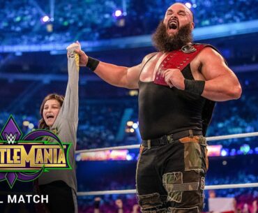 FULL MATCH - The Bar vs. Braun Strowman & Nicholas - Raw Tag Team Titles Match: WrestleMania 34