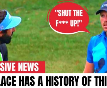 HUGE reaction to Matt Wallace’s heated BUST-UP with his caddie!!