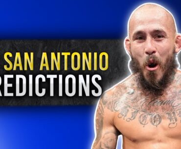 UFC SAN ANTONIO PREDICTIONS | DRAFTKINGS MMA PICKS