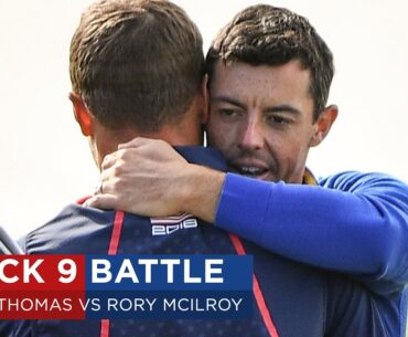 Rory McIlroy and Justin Thomas BATTLE Down the Final Stretch | 2018 Ryder Cup