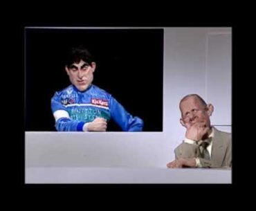 Les guignols : Jean Alési et sa formule 1.