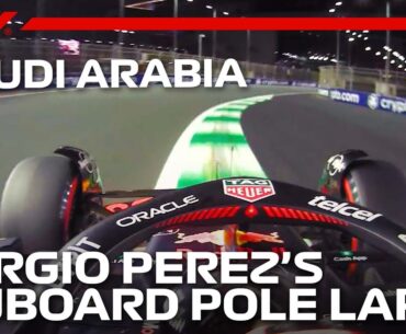 Sergio Perez's Pole Lap | 2023 Saudi Arabian Grand Prix | Pirelli