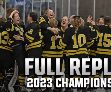 Gustavus Adolphus vs. Amherst: 3OT DIII women's hockey championship thriller (2023)