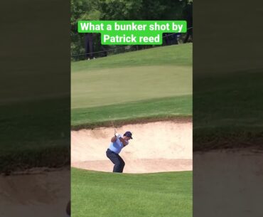 Patrick Reed bunker shot #livgolf #livgolftour