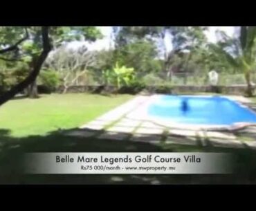 Mauritius Golf villa to Rent Belle Mare Plage Legends