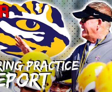 BACK AT IT!!! Brian Kelly Updates LSU Spring Practice