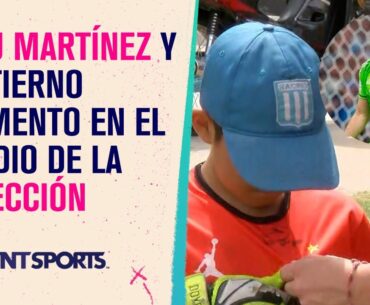 El emocionante gesto del #Dibu #Martínez con un pequeño hincha de #Argentina