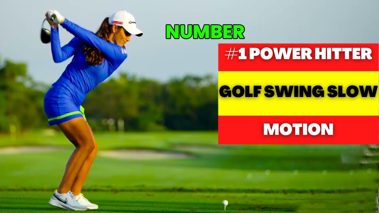 LPGA - MARIA FASSI GOLF SWING SLOW MOTION | BEST LPGA POWER HITTER ...