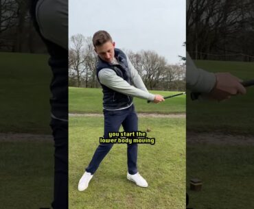 I ALWAYS PRESCRIBE this drill to START THE DOWNSWING CORRECTLY #golf #golfswing #ballstriking