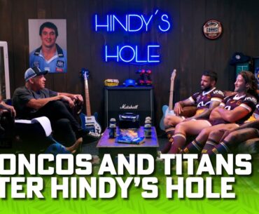 The Broncos & Titans cop brutal grilling in Hindy's Hole!  | Matty Johns | Fox League