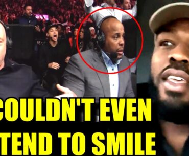 Jon Jones reacts to Daniel Cormier's subdued LIVE Reaction to his win at UFC 285,Miocic on Jon, MMA