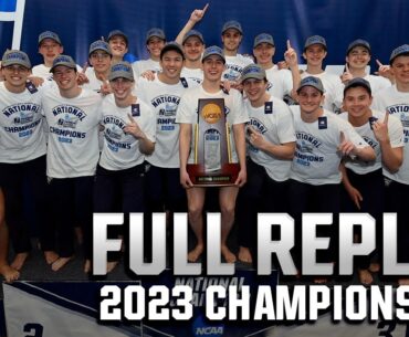 2023 NCAA DIII swimming and diving championship: Day four full replay