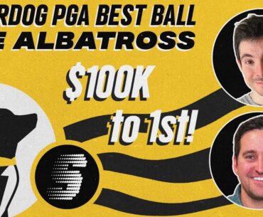 How to win Underdog Best Ball Golf: The Albatross $100K to 1st Draft Strategy & Fantasy Golf Advice