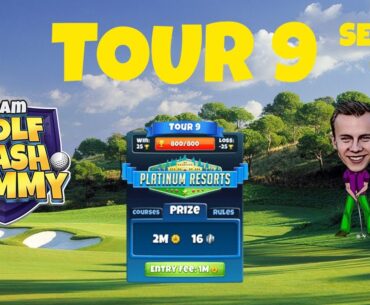 Golf Clash tips, Hole 1 - Par 4, Acacia Reserve - Platinum Resorts, Tour 9 - GUIDE/TUTORIAL