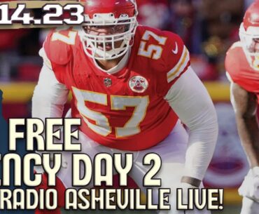 NFL Free Agent Frenzy Day 2 ESPN Radio Asheville LIVE! 03.14.2023