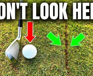 DO NOT LOOK AT THE GOLF BALL IF YOU WANT GREAT BALL STRIKING!