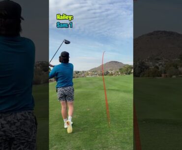 She Gets To Tee Off From Where?? (Random Teebox Challenge W/ Hailey Ostrom)