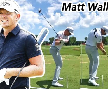 Matt Wallace マット・ウォレス イングランドの男子ゴルフ スローモーションスイング!!!