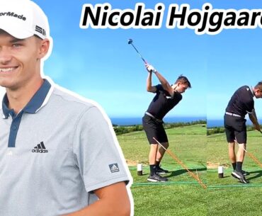 Nicolai Hojgaard ニコライ・ホイゴー デンマークの男子ゴルフ スローモーションスイング!!!