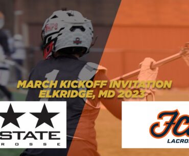 Tri-State 2028 VS. FCA 2028 RED  :  THE MARCH KICKOFF INVITATIONAL AA | Full Games