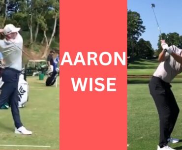 AARON WISE GOLF SWING (SLOW MOTION)